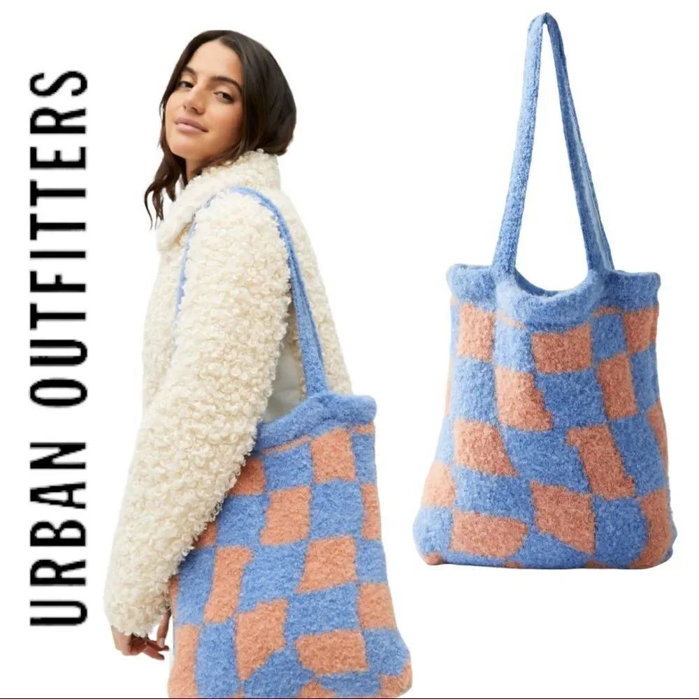 NEW Urban Outfitters Emy Icon Knit Tote Purse Bag